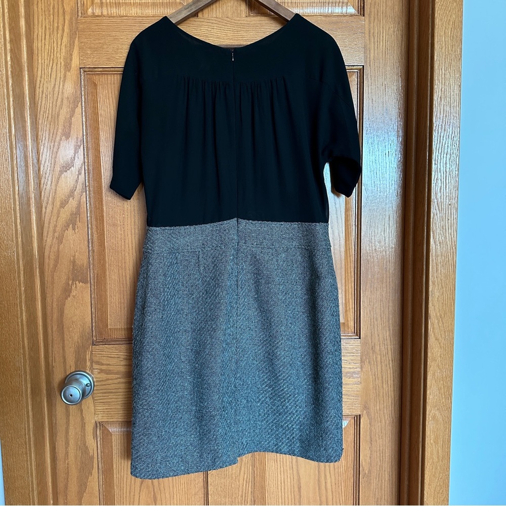 The Loft Black and grey business casual dress